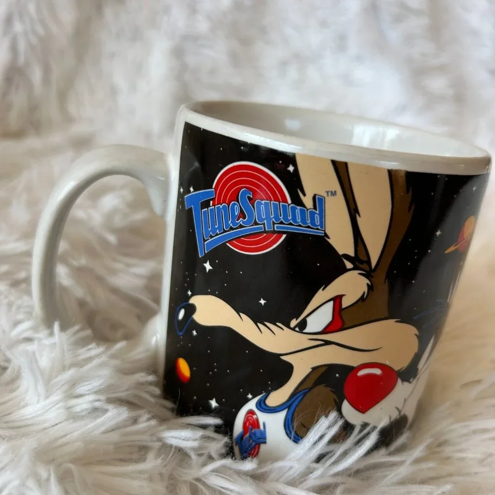 Vintage‎ Space Jam Mug 41182 Michael Jordan Tune Squad Applause Warner Bros 1996